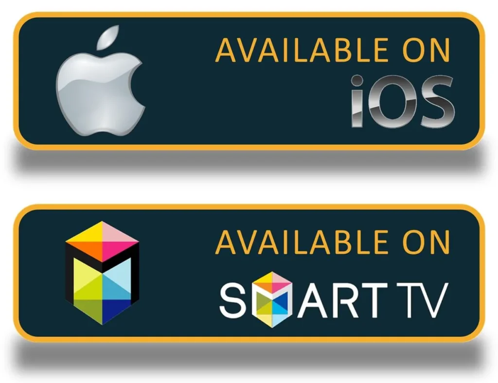 iOS devices and Smart TVs compatible with Beast TV IPTV service.